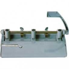 SKILCRAFT Adjustable Heavy-duty 3-Hole Punch - 3 Punch Head(s) - 28 Sheet Capacity - 2/5