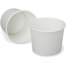 SKILCRAFT Squat-style 16-oz. Hot Liquids Cups - 16 fl oz - 500 / Carton - White - Plastic - Hot Drink