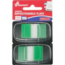 SKILCRAFT Repositionable Self-stick Flags - 1