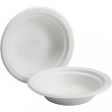 SKILCRAFT Round Paper Bowl - Serving - Disposable - Microwave Safe - Natural - 1000 / Carton