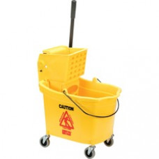 SKILCRAFT Wet Mop Bucket/Wringer Combo - 35 quart - 36.5