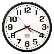 SKILCRAFT Slimline Wall Clock - Analog - Quartz