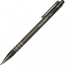 SKILCRAFT Rubberized Retractable Ballpoint Pen - Medium Pen Point - Black - Rubber Barrel - 12 / Dozen