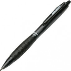 SKILCRAFT Retractable Vista Ballpoint Pen - Medium Pen Point - Refillable - Black - Transparent Barrel - 12 / Dozen