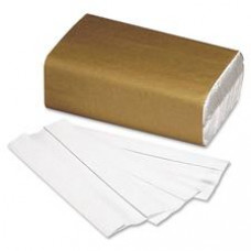 SKILCRAFT C-Fold Paper Towel - White - Paper - Absorbent, Soft, Chlorine-free - For Restroom - 2400 / Carton