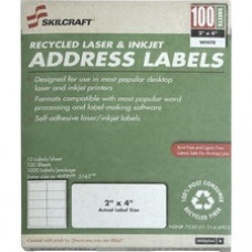SKILCRAFT Laser Shipping Label - 2