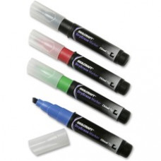 SKILCRAFT Dry Erase Marker Set - Chisel Marker Point Style - Assorted - 4 / Set