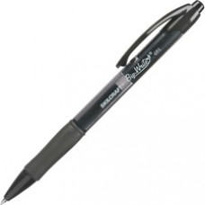 SKILCRAFT Bio-Write Medium Point Gel Pens - Medium Pen Point - 0.7 mm Pen Point Size - Refillable - Black Gel-based Ink - Translucent Black Barrel - 12 / Dozen