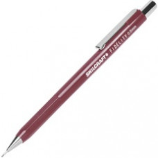 SKILCRAFT Push Action Mechanical Pencil - 0.5 mm Lead Diameter - Burgundy Barrel - 1 Dozen
