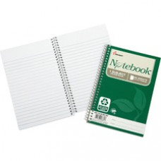 SKILCRAFT One Subject Spiral Notebook - 80 Sheets - Wire Bound - 17 lb Basis Weight - 5