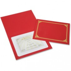 SKILCRAFT Linen Gold Foil Certificate Holder - A4 - 8 17/64