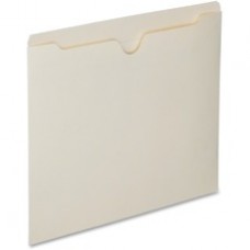 SKILCRAFT Double-ply Tab Flat Manila File Jackets - Letter - 8 1/2