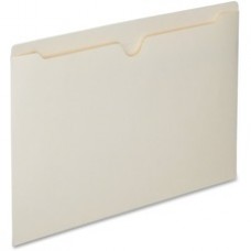 SKILCRAFT Double-ply Tab Flat Manila File Jackets - Legal - 8 1/2