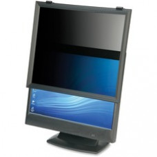 SKILCRAFT LCD Monitor Framed Privacy Filter Black - For 20