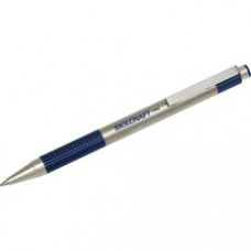 SKILCRAFT Retractable Ballpoint Pen - Fine Pen Point - 0.7 mm Pen Point Size - Conical Pen Point Style - Retractable - Blue Oil Based Ink - Blue Stainless Steel Barrel - 2 / Pack - TAA Compliant