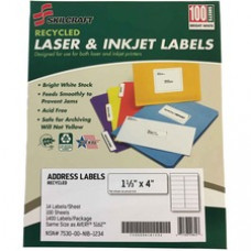 SKILCRAFT Recycled Address Labels - 1 19/64