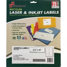 SKILCRAFT Recycled Address Labels - 1 21/64