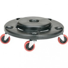 SKILCRAFT Round Dolly - 350 lb Capacity - 5 Casters - Plastic - 17.8