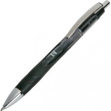 SKILCRAFT Vista Gel Ink Pen - Bold Pen Point - Retractable - Black Gel-based Ink - 1 Dozen