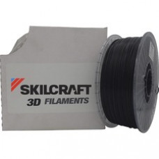 SKILCRAFT 3D Printer PLA PRO Filament - Black - 68.9 mil Filament