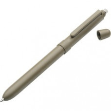 SKILCRAFT B3 Aviator Pen - Medium Pen Point - 0.5 mm Lead Size - Black, Red Ink - Metal, Steel, Brass Plated Steel Barrel - 1 Each - TAA Compliant