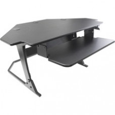 SKILCRAFT Corner Unit Standing Desk - 35 lb Load Capacity - 20