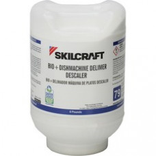 SKILCRAFT Delimer/Descaler - 96 oz (6 lb) - Bottle - 2 / Box - White