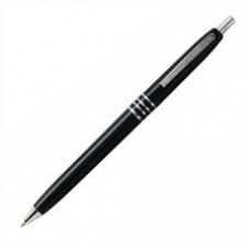 SKILCRAFT Retractable Ballpoint Pen - Fine Pen Point - Refillable - Black - Black Barrel - 12 / Dozen