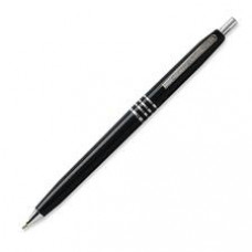 SKILCRAFT Retractable Ballpoint Pen - Medium Pen Point - Refillable - Black - Black Barrel - 12 / Dozen