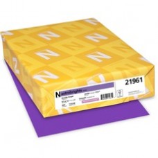 Astrobrights Laser, Inkjet Print Colored Paper - Letter - 8 1/2" x 11" - 24 lb Basis Weight - 500 / Ream - Gravity Grape (Purple)