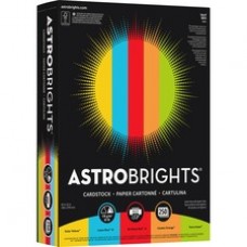 Astrobrights Inkjet, Laser Printable Multipurpose Card Stock - Assorted - 8 1/2