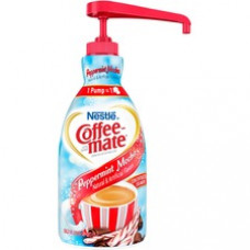 Nestlé® Coffee-mate® Coffee Creamer Peppermint Mocha - 1.5L liquid pump bottle - Peppermint Mocha Flavor - 50.72 fl oz (1.50 L) - 1Each - 300 Serving