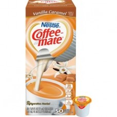 Nestlé® Coffee-mate® Coffee Creamer Vanilla Caramel - liquid creamer singles - Vanilla Caramel Flavor - 0.38 fl oz (11 mL) - 50/Box - 1 Serving