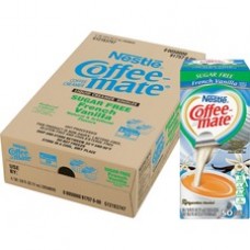 Nestlé® Coffee-mate® Coffee Creamer Sugar-Free French Vanilla - liquid creamer singles - French Vanilla Flavor - 0.38 fl oz (11 mL) - 200/Carton - 50 Per Box - 1 Serving