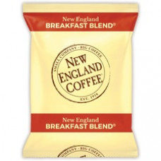 New England Breakfast Blend Portion Pack - Regular - Breakfast Blend - Light - 2.5 oz Per Pack - 24 - 24 / Carton