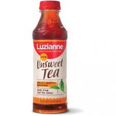 Luzianne Unsweet Small-Batch Brewed Black Tea - 18.5 oz - 12 / Carton