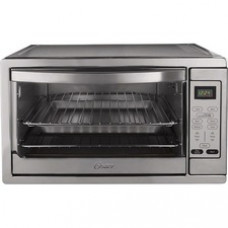 Oster Extra Large Digital Countertop Oven - 1500 W - Toast, Pizza, Bake, Broil, Defrost, Roast, Dehydrate, Convection - Brushed Stainless Steel