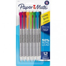 Paper Mate Write Bros. Strong Mechanical Pencils - #2 Lead - 0.5 mm Lead Diameter - Multi Lead - 1 Dozen