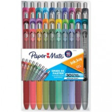 Paper Mate InkJoy Gel Pens - Multi Gel-based Ink - 30 / Pack