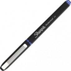Sharpie Rollerball Pens - 0.5 mm Pen Point Size - Blue - Black Barrel - 4 / Pack