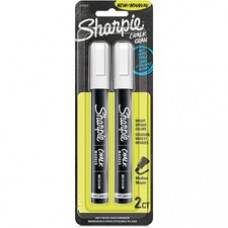 Sharpie Wet Erase Chalk Markers - Medium Marker Point - White - 2 / Pack