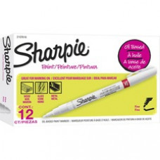Sharpie Oil-based Paint Markers - Fine Marker Point - White Oil Based Ink - 1 Dozen