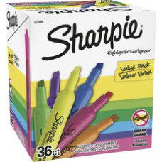 Sharpie Tank Highlighters - Chisel Marker Point Style - Multicolor - 36 Each
