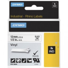 Dymo Rhino Industrial Vinyl Labels - Permanent Adhesive - 15/32