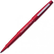 Paper Mate Flair Medium Point Porous Markers - Medium Pen Point - 1.4 mm Pen Point Size - Bullet Pen Point Style - Red Water Based Ink - Red Barrel - 36 / Pack