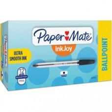 Paper Mate Medium Point Ballpoint Pens - Medium Pen Point - Black - 1 Dozen