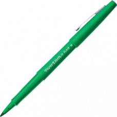 Paper Mate Flair Point Guard Felt Tip Marker Pens - Medium Pen Point - Green Water Based Ink - 12 / Dozen