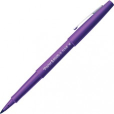 Paper Mate Flair Point Guard Felt Tip Marker Pens - Medium Pen Point - Purple Water Based Ink - Purple Barrel - 12 / Dozen