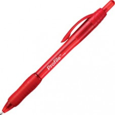Paper Mate Profile Retractable Ballpoint Pens - Super Bold Pen Point - 1.4 mm Pen Point Size - Red - Red Barrel