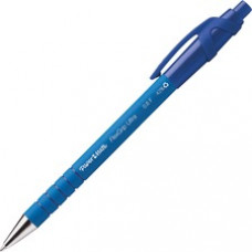 Paper Mate Flexgrip Ultra Retractable Pens - Fine Pen Point - Refillable - Blue Alcohol Based Ink - Rubber Barrel